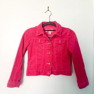 Hot Pink Crop JACKET